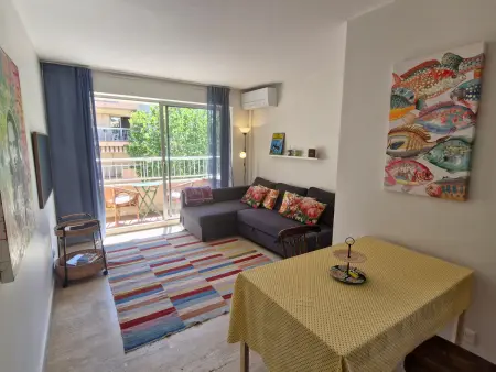 Appartement 2 pièces avec garage au centre, à 50m de la plage, climatisé : photo 9
