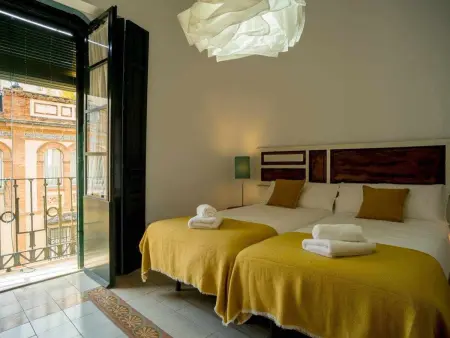 Location appartement à Séville, Maison XIXe siècle restaurée, cœur de Séville, 2 chambres, proche monuments