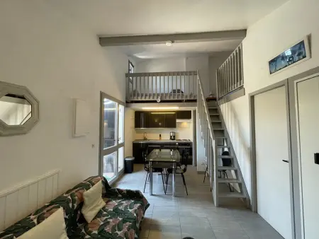 Location appartement à Vieux Boucau les Bains, Appartement T2 Mezzanine avec Terrasse Proche Lac - Animaux Acceptés !