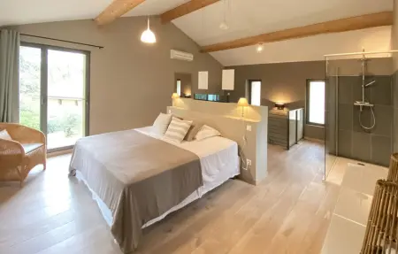 Mas De La Petite Folie, maison 12 personnes à Entrechaux : photo 42