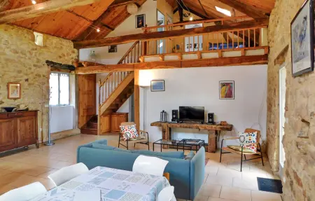 La Grange Aux Noix : maison 7 pers. avec piscine chauffée : photo 23