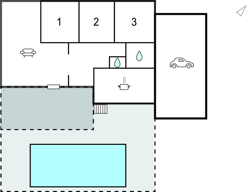 Villa Des Pins – Maison 6 pers. piscine privée Rochefort - Photo 27