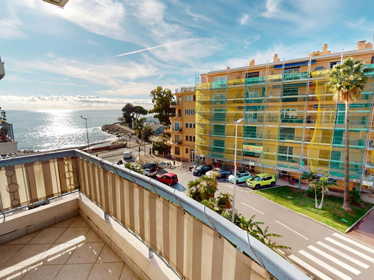 Appartement 3P climatisé, balcon vue mer, bord de plage - Photo 1