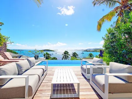 Location maison à Saint Martin , Villa de rêve avec piscine à débordement