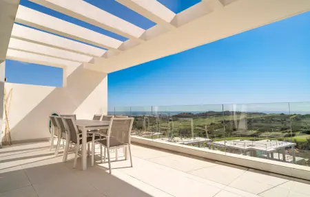 Appartement vue mer près golf, piscine partagée, Estepona : photo 2