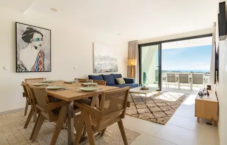 Appartement vue mer près golf, piscine partagée, Estepona : photo 3