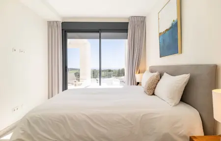 Appartement vue mer près golf, piscine partagée, Estepona : photo 15