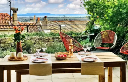 Villa avec jacuzzi et vue sur les îles à Hyères : photo 6