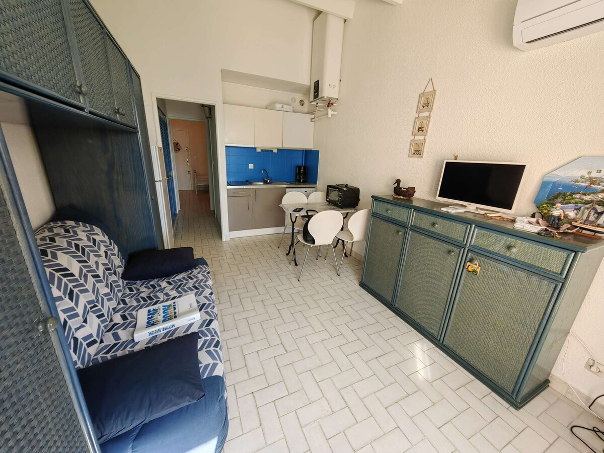 Studio alcôve 4 pers, clim, parking à 20m plage - Photo 5