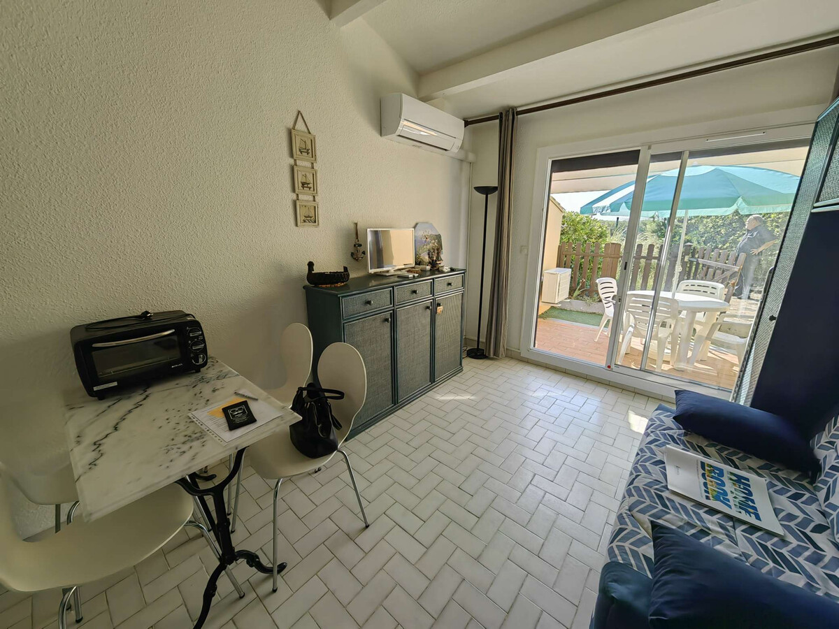 Studio alcôve 4 pers, clim, parking à 20m plage - Photo 6