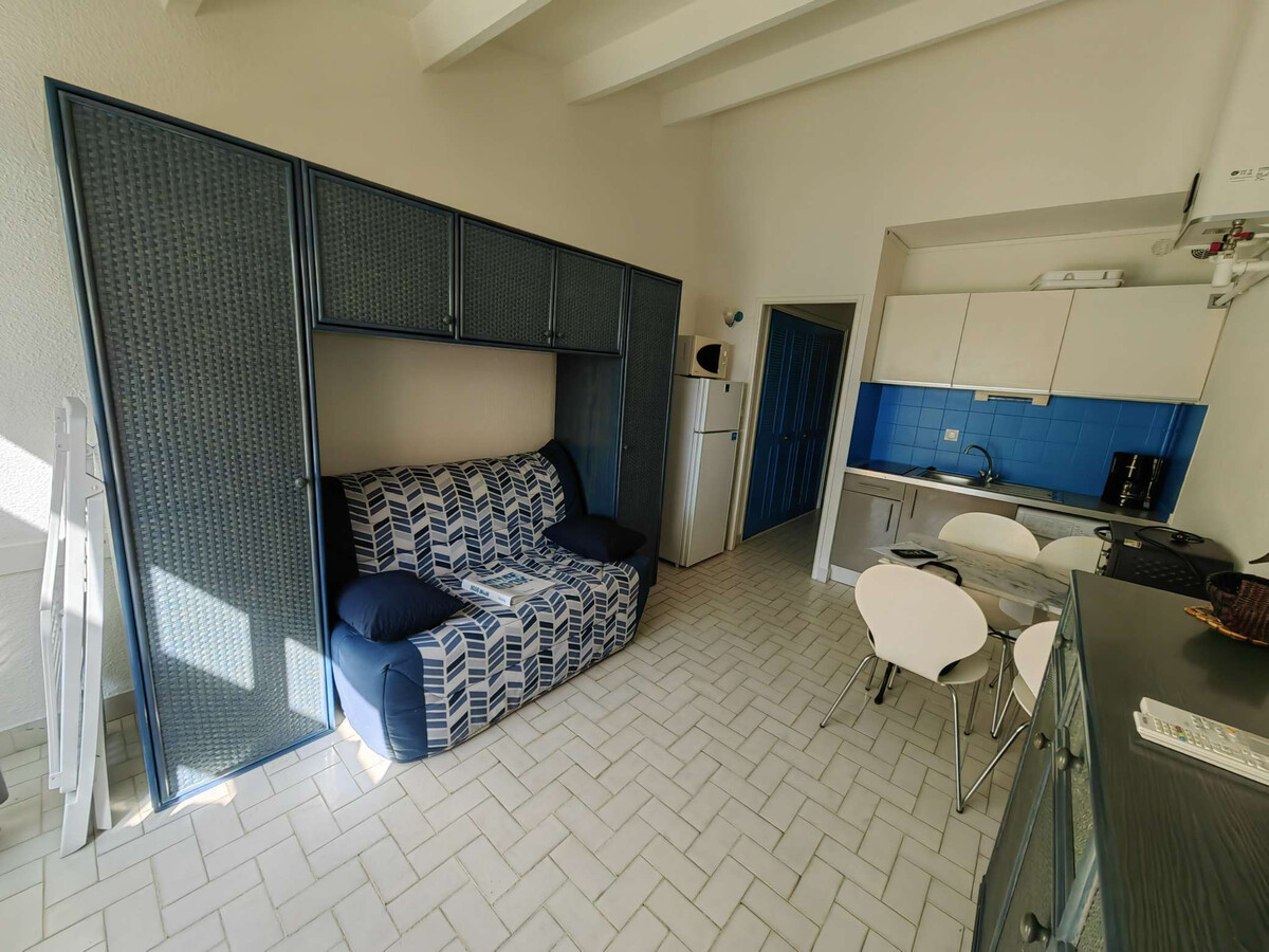 Studio alcôve 4 pers, clim, parking à 20m plage - Photo 7