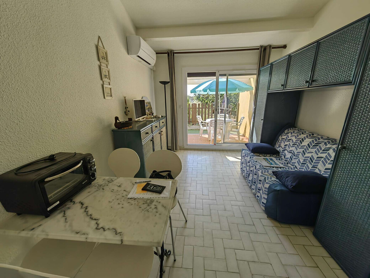Studio alcôve 4 pers, clim, parking à 20m plage - Photo 11