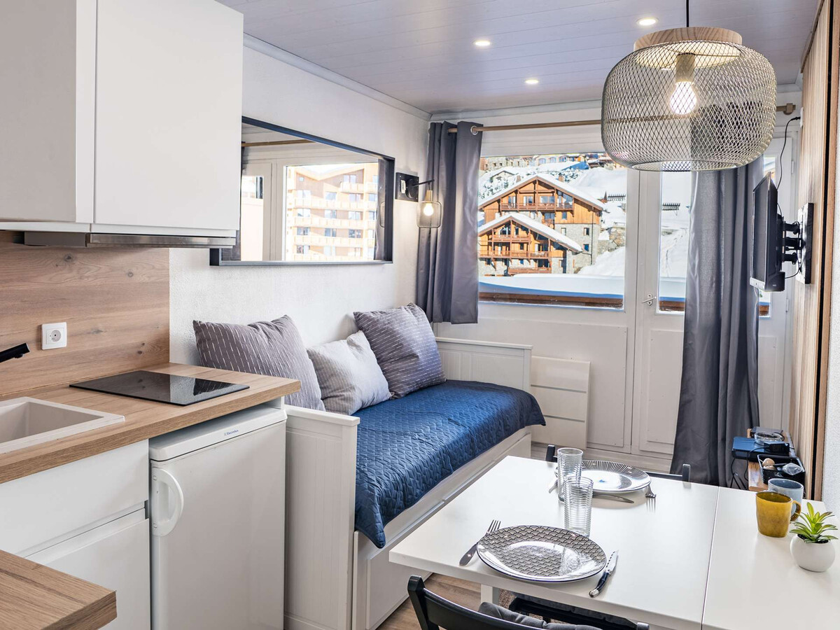 Appartement 18m² rénové avec balcon vue pistes, Val Thorens - Photo 1