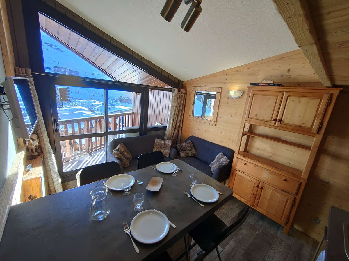 Appartement duplex 4 pers. Val Thorens, balcon montagne, accès pistes - Photo 2