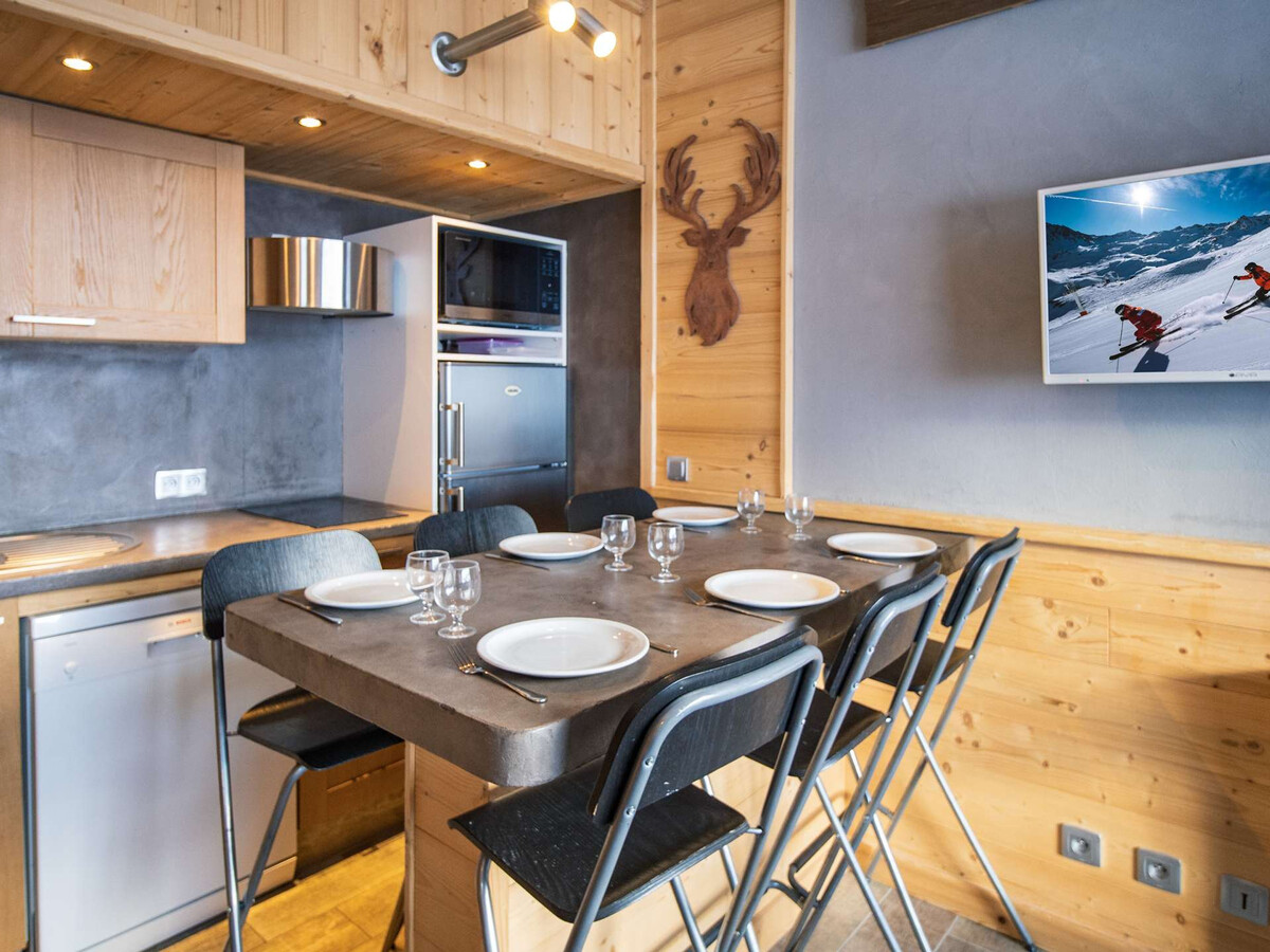 Appartement duplex 4 pers. Val Thorens, balcon montagne, accès pistes - Photo 4