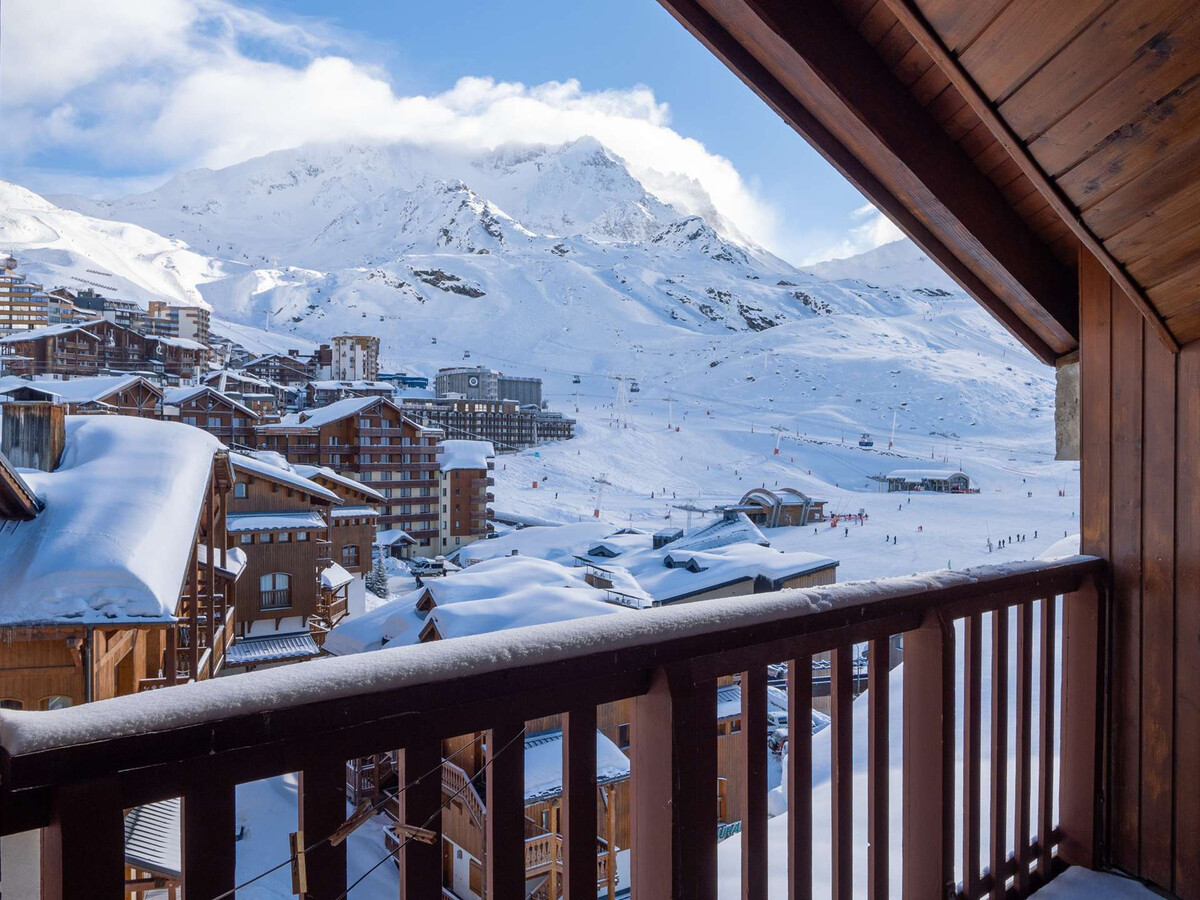 Appartement duplex 4 pers. Val Thorens, balcon montagne, accès pistes - Photo 10