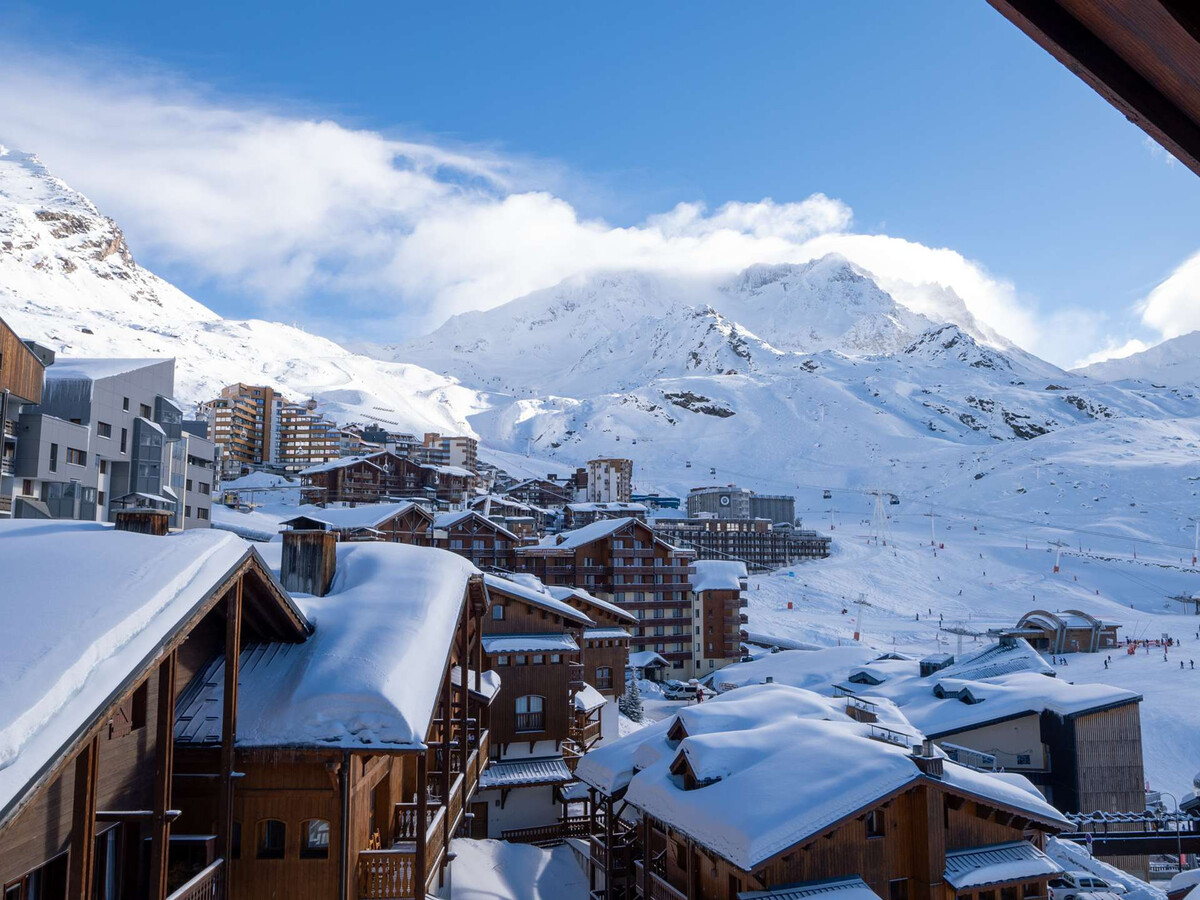 Appartement duplex 4 pers. Val Thorens, balcon montagne, accès pistes - Photo 11