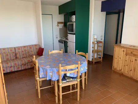 Appartement 2P+2 cabines vue mer, terrasse 18 m², Port Camargue : photo 6