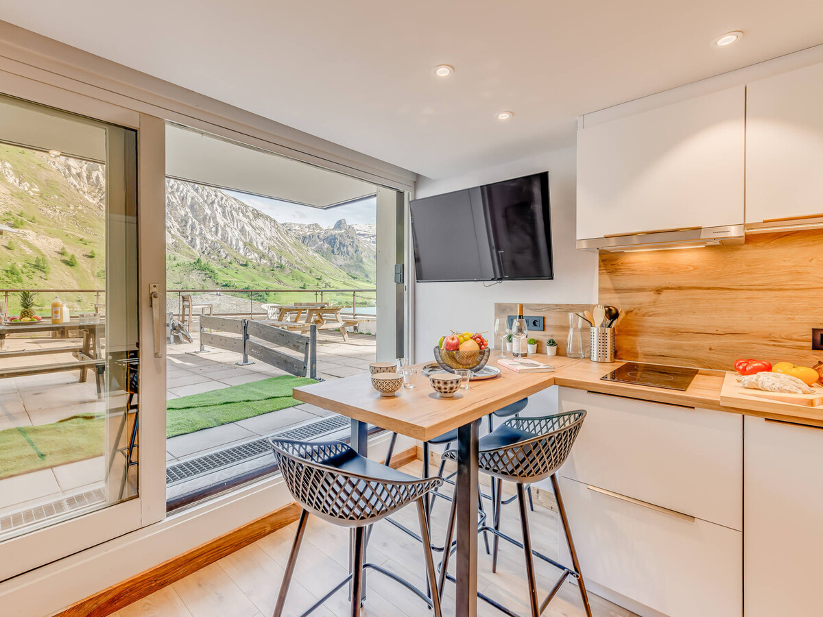 Studio rénové 4 pers à Tignes, terrasse sud - Photo 2