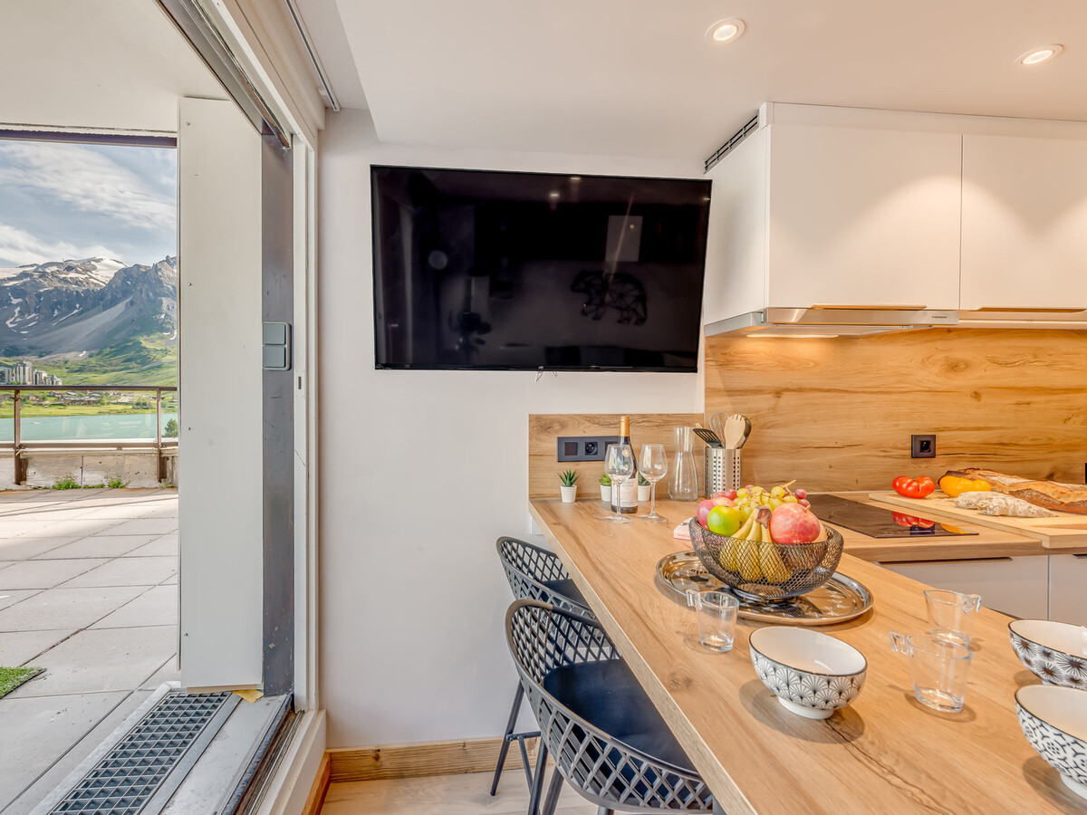 Studio rénové 4 pers à Tignes, terrasse sud - Photo 5