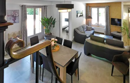 Maison périgourdine 10 pers., piscine chauffée à Sarlat : photo 4