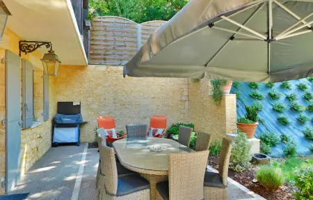Maison périgourdine 10 pers., piscine chauffée à Sarlat : photo 8