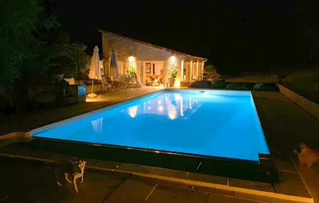 Le Cocon : maison de ferme rénovée avec piscine chauffée : photo 12