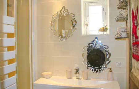 Le Cocon : maison de ferme rénovée avec piscine chauffée : photo 26
