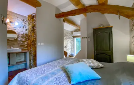La Parenthese - Maison en pierre avec piscine privée : photo 13
