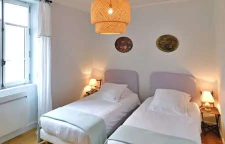 La Maison de Muguet, maison 6 pers. piscine privée : photo 42