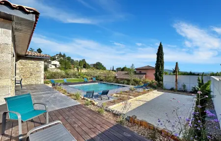 La Crozette, villa climatisée avec piscine à Ruoms : photo 3
