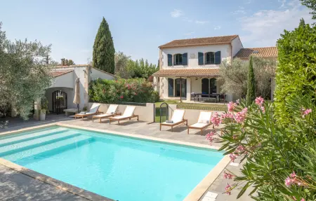 Villa Solead, 11 personnes, piscine chauffée à Verquières : photo 10