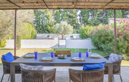 Villa Solead, 11 personnes, piscine chauffée à Verquières : photo 14