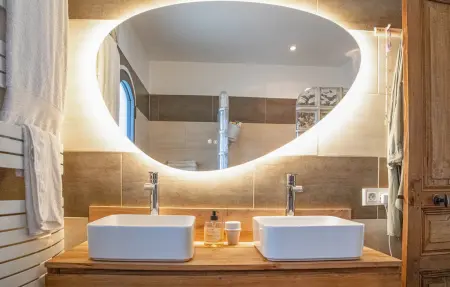 Villa Solead, 11 personnes, piscine chauffée à Verquières : photo 36
