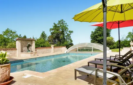 La Perle Bleue - Maison pierre Castelnaud, piscine privée : photo 2
