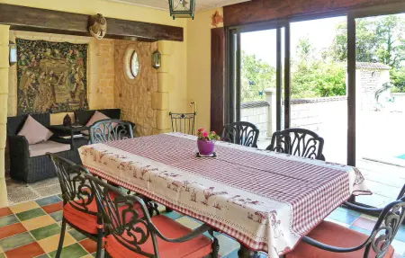 La Perle Bleue - Maison pierre Castelnaud, piscine privée : photo 7
