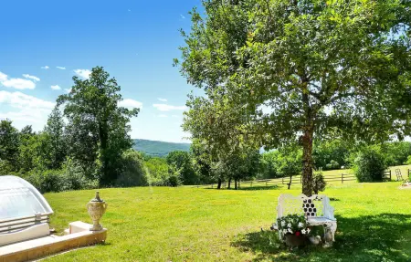 La Perle Bleue - Maison pierre Castelnaud, piscine privée : photo 12