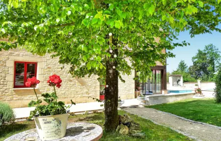 La Perle Bleue - Maison pierre Castelnaud, piscine privée : photo 15