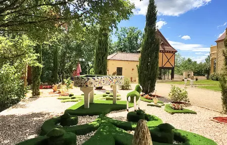 La Perle Bleue - Maison pierre Castelnaud, piscine privée : photo 17