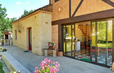 La Perle Bleue - Maison pierre Castelnaud, piscine privée : photo 19