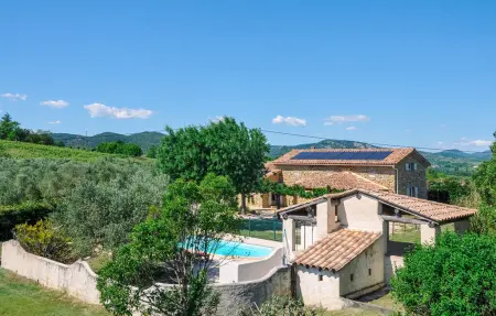Le Mazet, maison 9 personnes avec piscine en Ardèche : photo 8