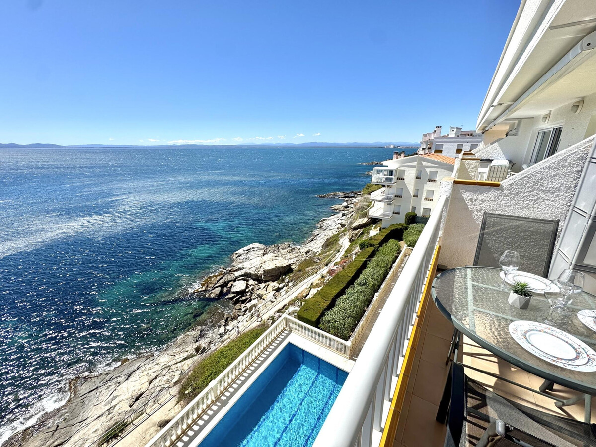 Appartement vue panoramique baie de Roses, piscine & parking - Photo 12