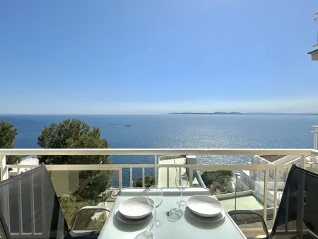 Location appartement à Roses, Appartement avec piscine et parking à 700m de la plage
