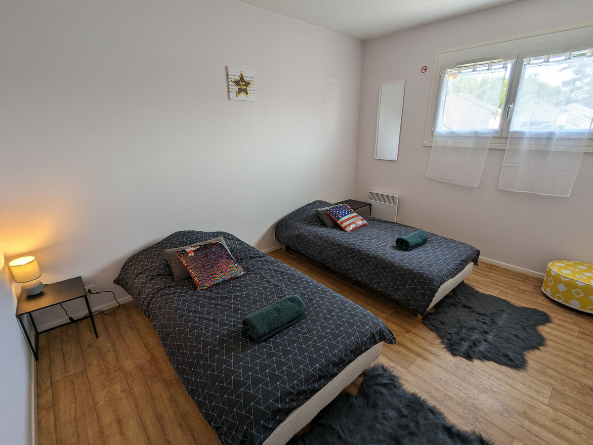 Gîte 8 personnes à Ouzouer-sur-Loire, jardin 800 m² - Photo 7