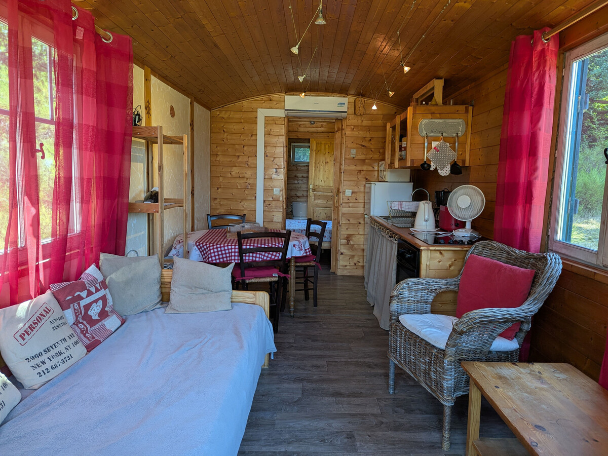 Roulotte 28m² avec 1 chambre au Val de Loire - Photo 2