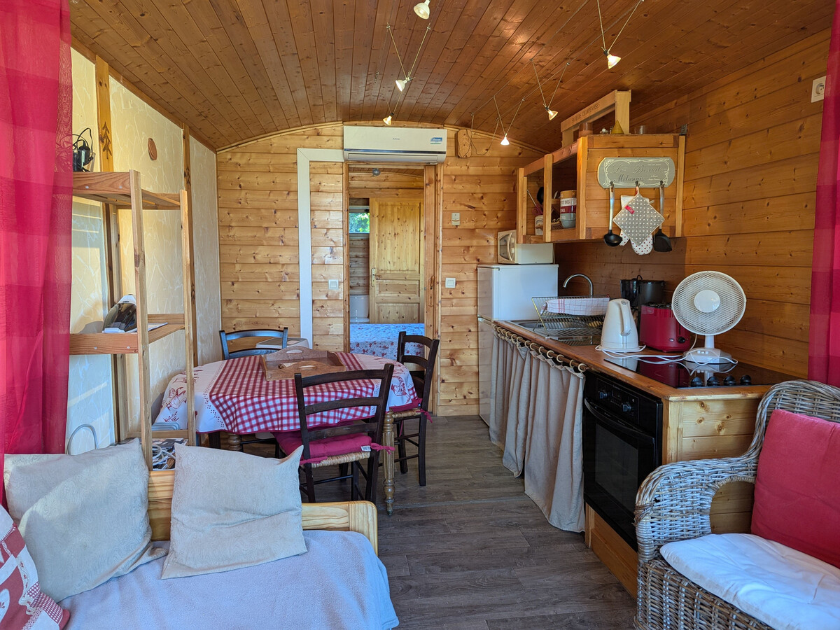 Roulotte 28m² avec 1 chambre au Val de Loire - Photo 10