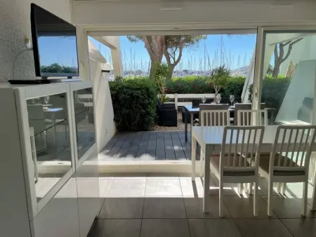 T2 cabine avec jardin et terrasse à 50 m de la plage, Port Camargue : photo 13