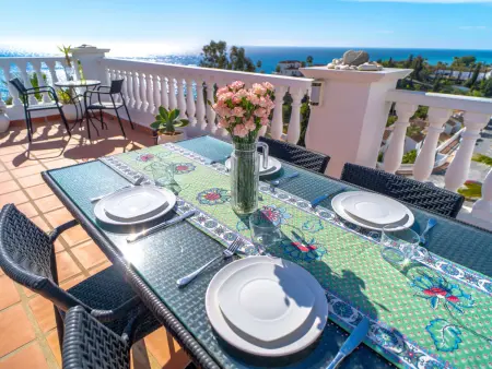 Appartement Amor – vue mer et localité, terrasse à Torrox Costa : photo 32