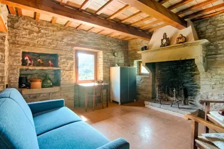 Villa Isabella, Villa à Borgo Pace avec Piscine Privée - Photo 12