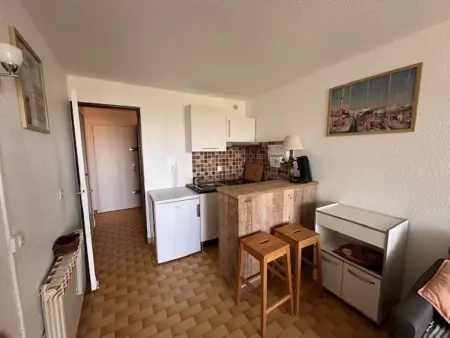 Studio vue mer avec terrasse et accès plage à Port Camargue : photo 3